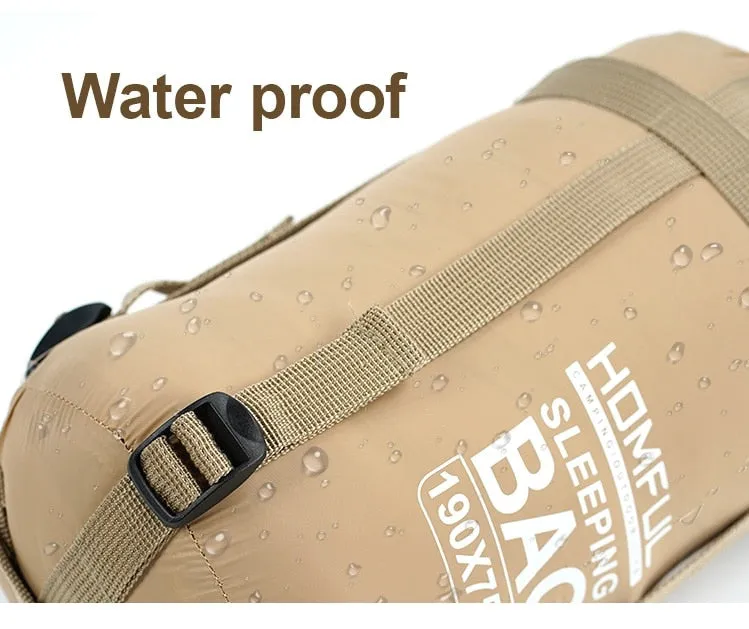 Outdoor Splicing Sleeping Bag Ultra Light Adult Portable Camping Hiking Bags Sleeping Bags Spring Autumn lazy bag
