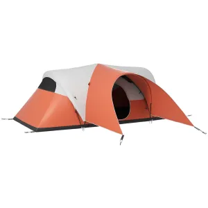 Outsunny 3000mm Waterproof Camping Tent w/ Porch & Sewn in Groundsheet