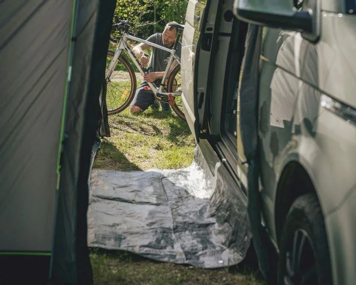 Outwell Campervan Universal Access Zone Awning Tunnel Groundsheet