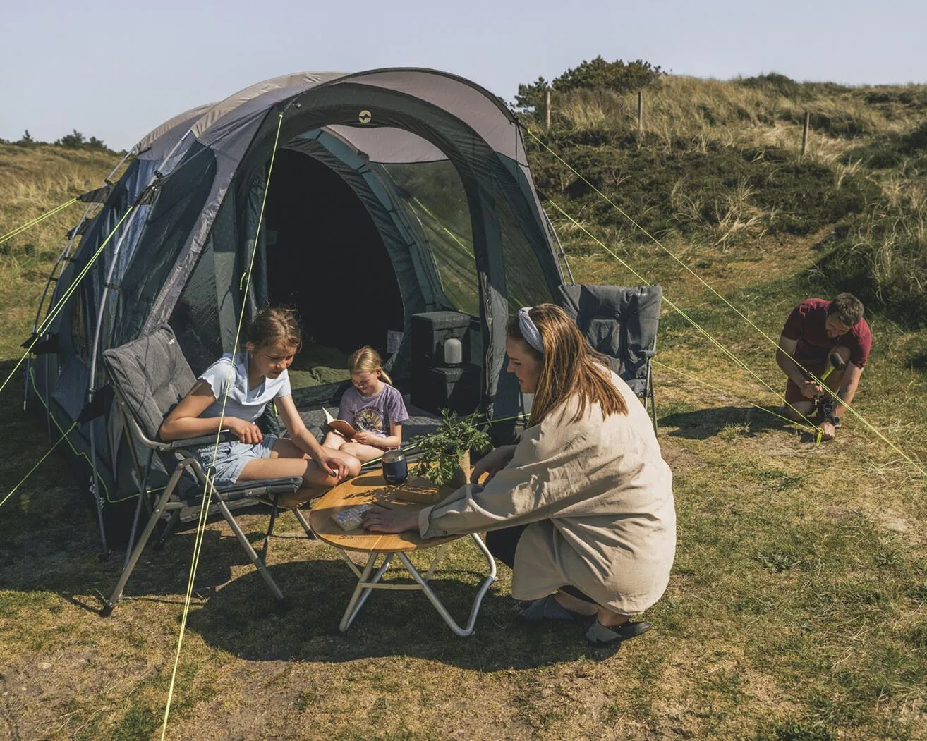 Outwell Sky 4 Pole Blue 4 Person Tent