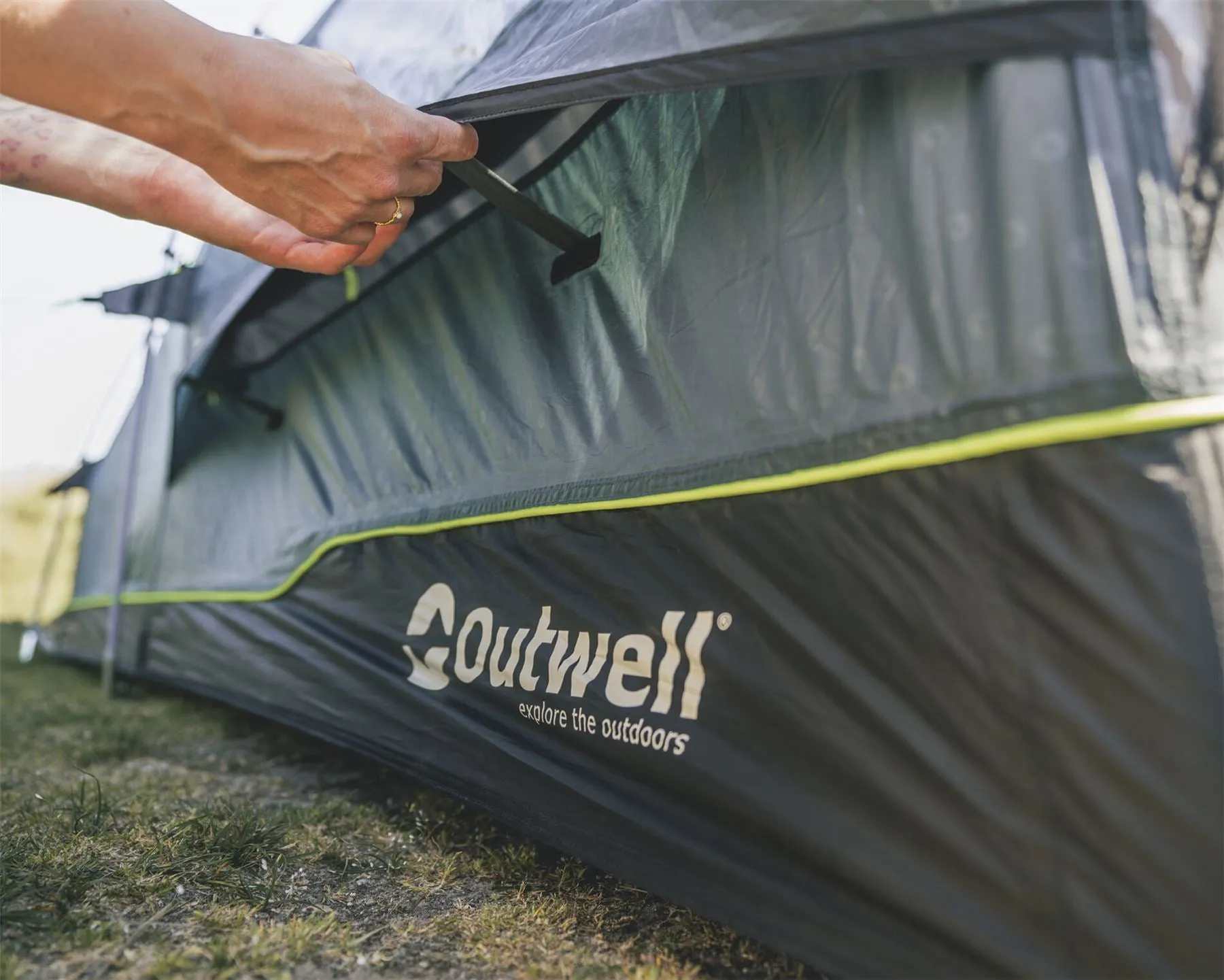 Outwell Sky 5 Pole Tent Blue 5 Person