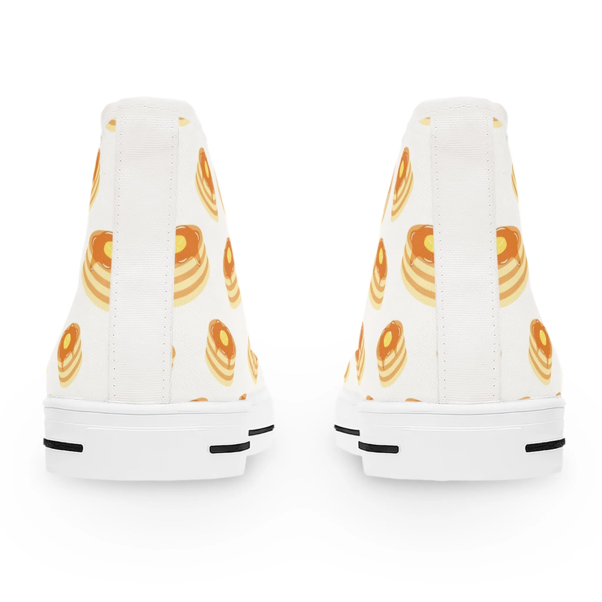 Pancakes with Butter and Maple Syrup Women's High Top Sneakers