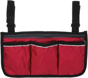 PATIKIL Beach Chair Armrest Bag, Waterproof Beach Chair Hanging Storage Pouch Arm Rest Magazine Snack Bag with 4 Pockets for Camping Outdoors