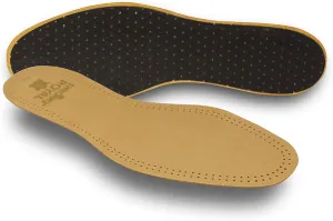 Pedag 102 Royal Vegetable Tanned Sheepskin Insole with Natural Active Carbon Filter, Slightly Padded with Latex Foam, Tan Leather, Men's 11