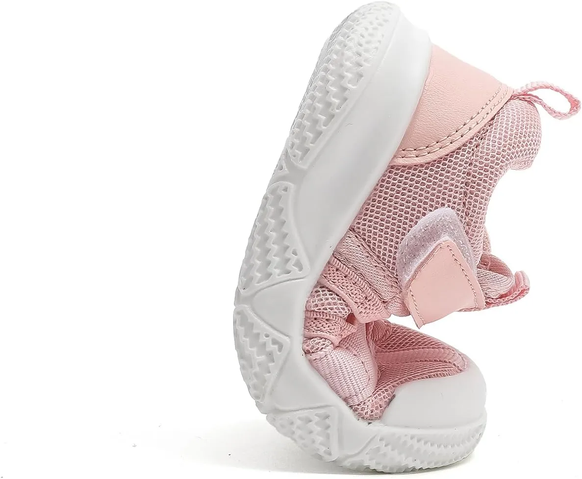 Peggy Piggy Baby Shoes Baby Walking Shoes Boy&Girl Infant Sneakers Non-Slip First Walking Shoes Breathable Mesh Rainbow Cartoon Shoes 6 9 12 18 Months