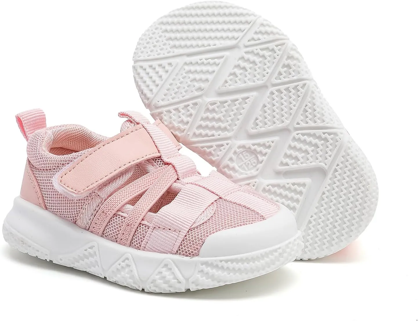 Peggy Piggy Baby Shoes Baby Walking Shoes Boy&Girl Infant Sneakers Non-Slip First Walking Shoes Breathable Mesh Rainbow Cartoon Shoes 6 9 12 18 Months