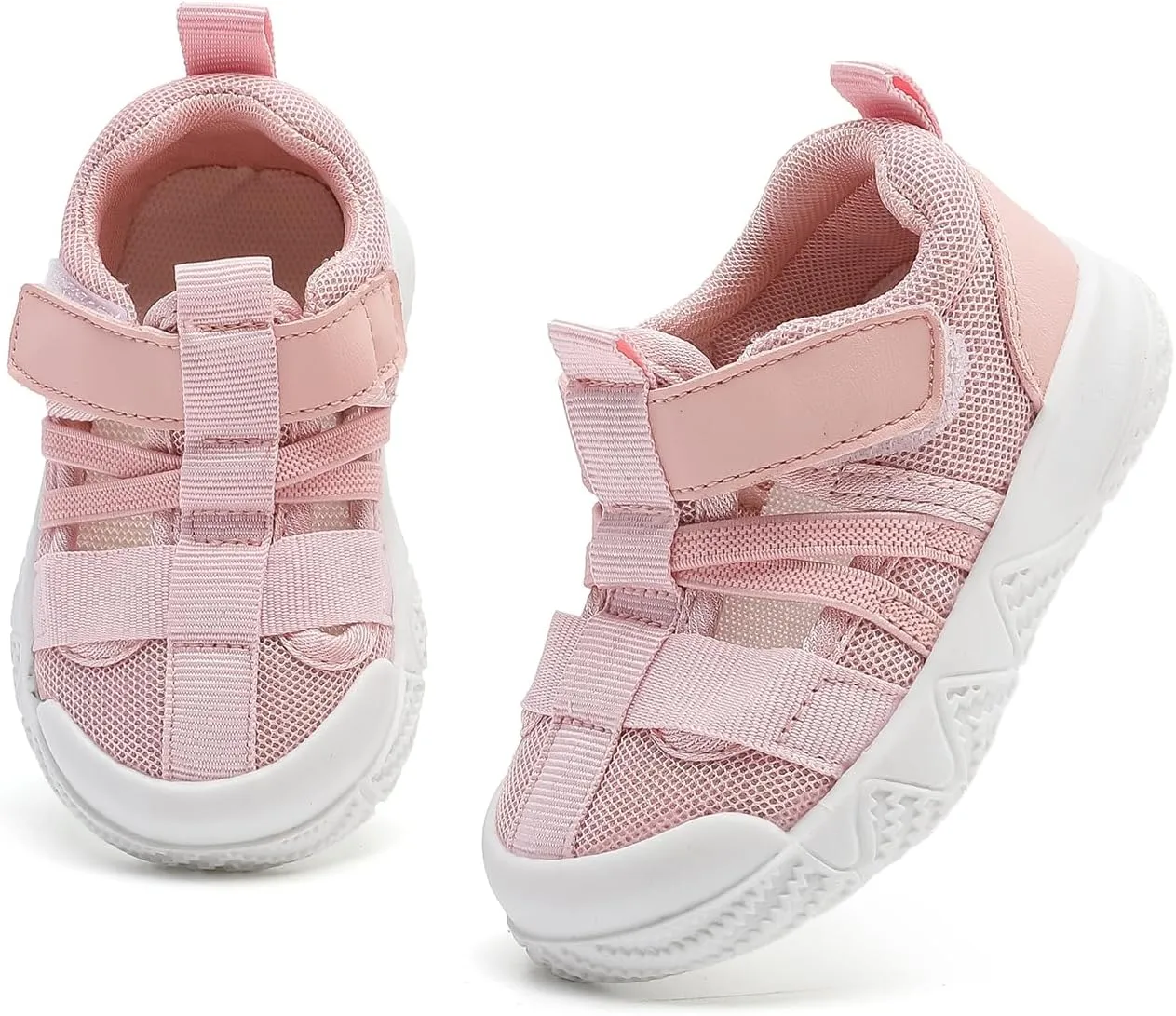 Peggy Piggy Baby Shoes Baby Walking Shoes Boy&Girl Infant Sneakers Non-Slip First Walking Shoes Breathable Mesh Rainbow Cartoon Shoes 6 9 12 18 Months