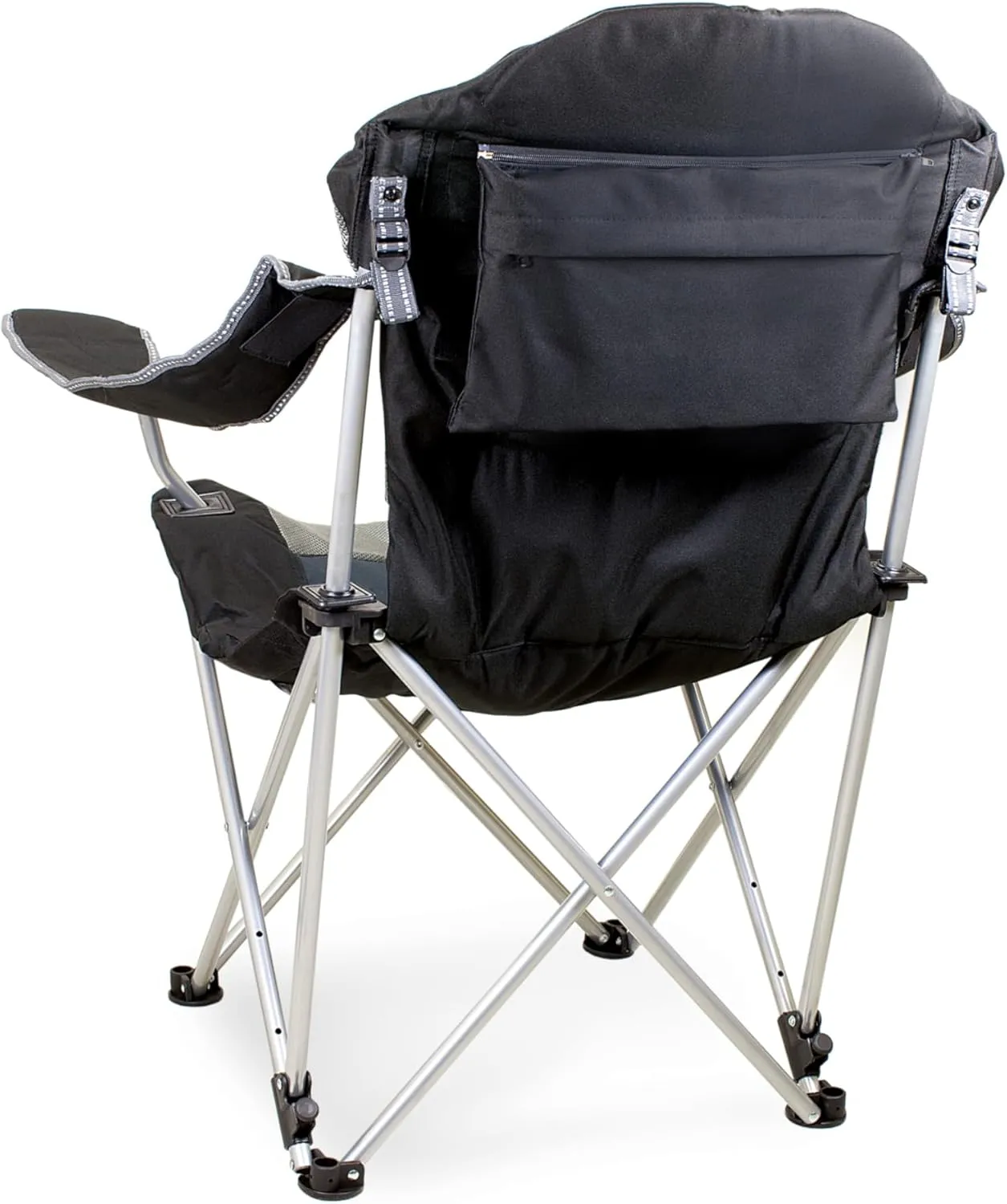 PICNIC TIME NCAA Razorbacks Reclining Camp Chair - Beach Chair for Adults - Sports Chair with Carry Bag
