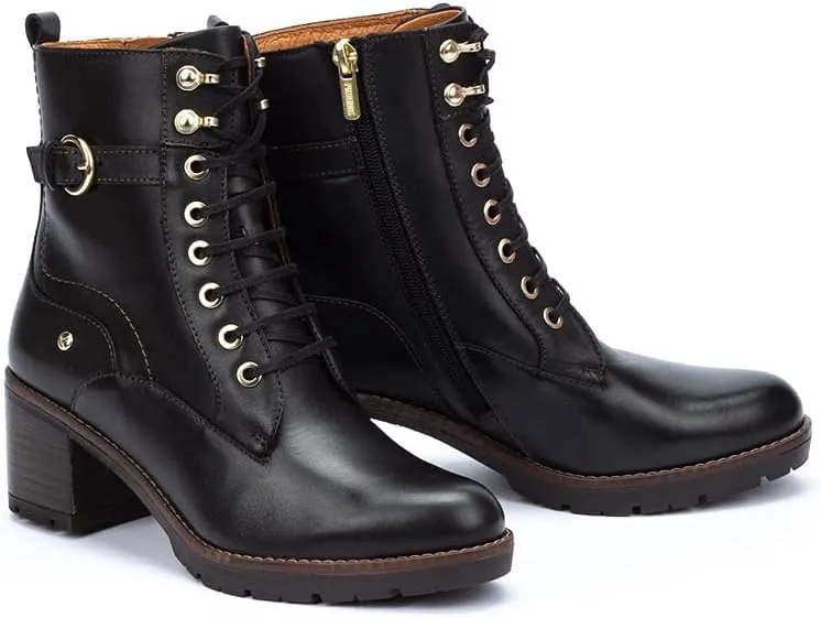PIKOLINOS High-Heel Ankle Boot Leather Llanes for Woman