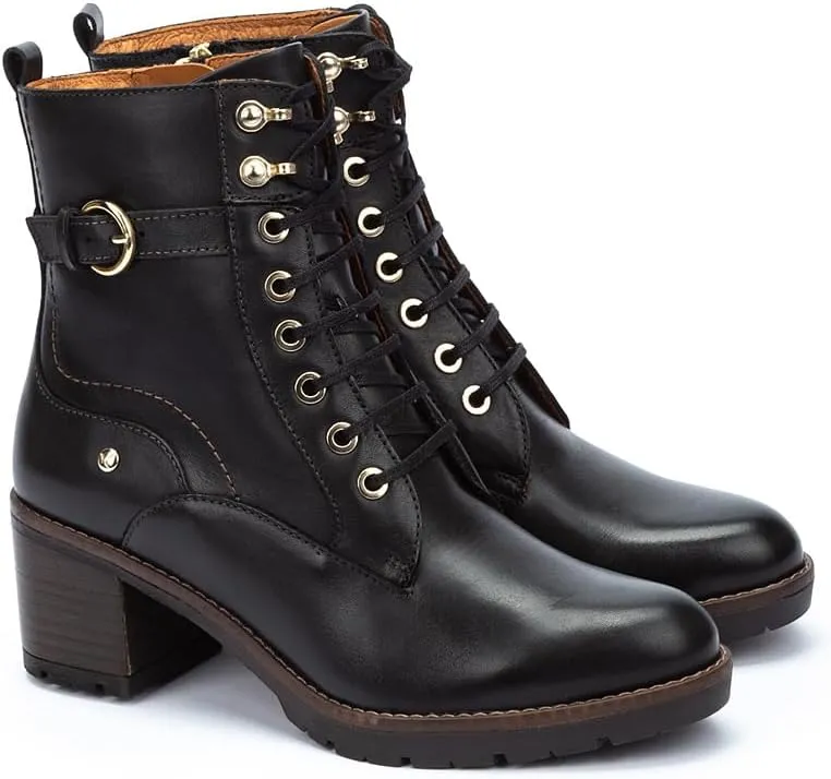 PIKOLINOS High-Heel Ankle Boot Leather Llanes for Woman