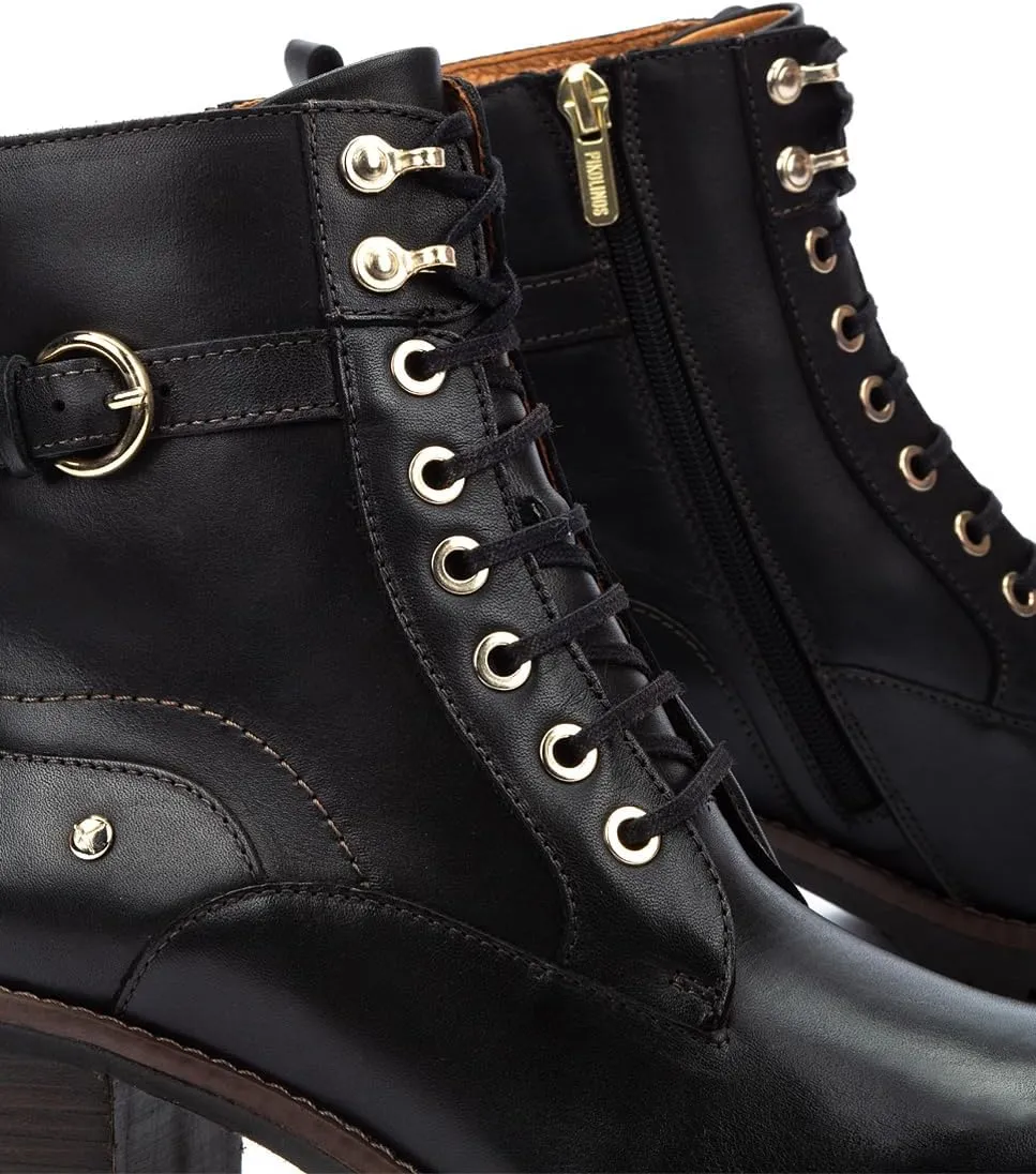PIKOLINOS High-Heel Ankle Boot Leather Llanes for Woman