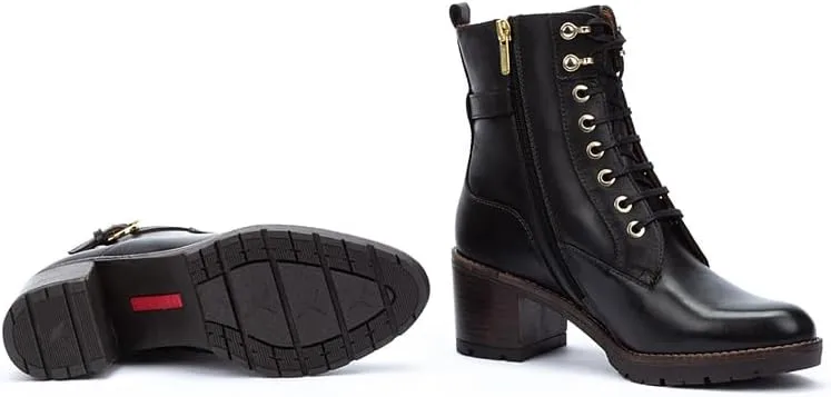 PIKOLINOS High-Heel Ankle Boot Leather Llanes for Woman