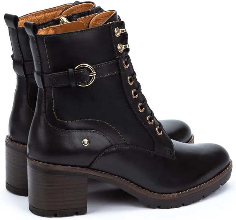 PIKOLINOS High-Heel Ankle Boot Leather Llanes for Woman