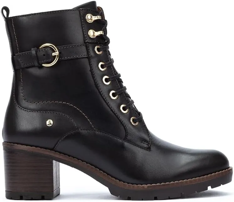 PIKOLINOS High-Heel Ankle Boot Leather Llanes for Woman