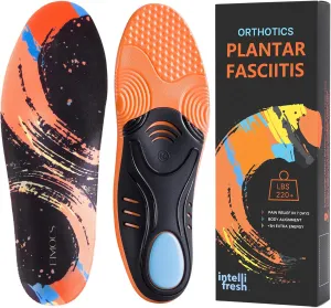 Plantar Fasciitis Pain Relief Orthotic Insoles,Full-Length Sports Inserts with Good Arch Support,Ideal for Running,Walking,All-Day Standing,No Trimming,Easy to Use,Full Size
