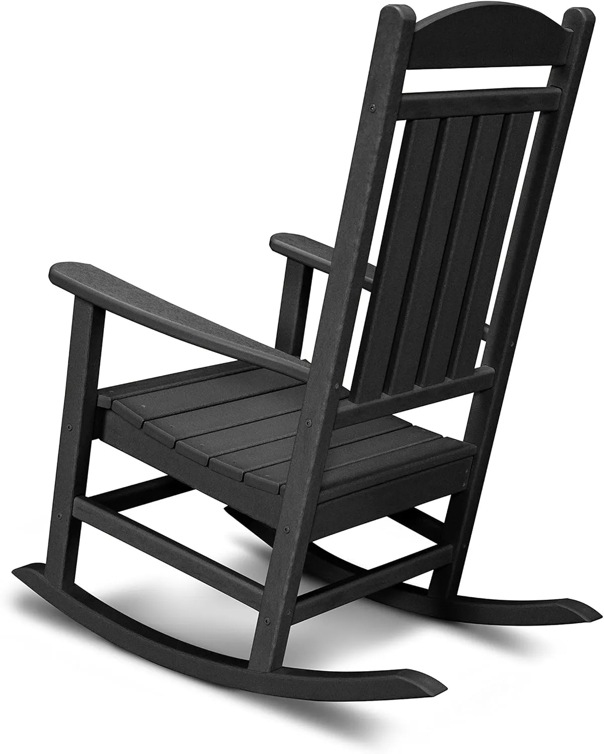 POLYWOOD R100BL Presidential Rocking Chair, Black