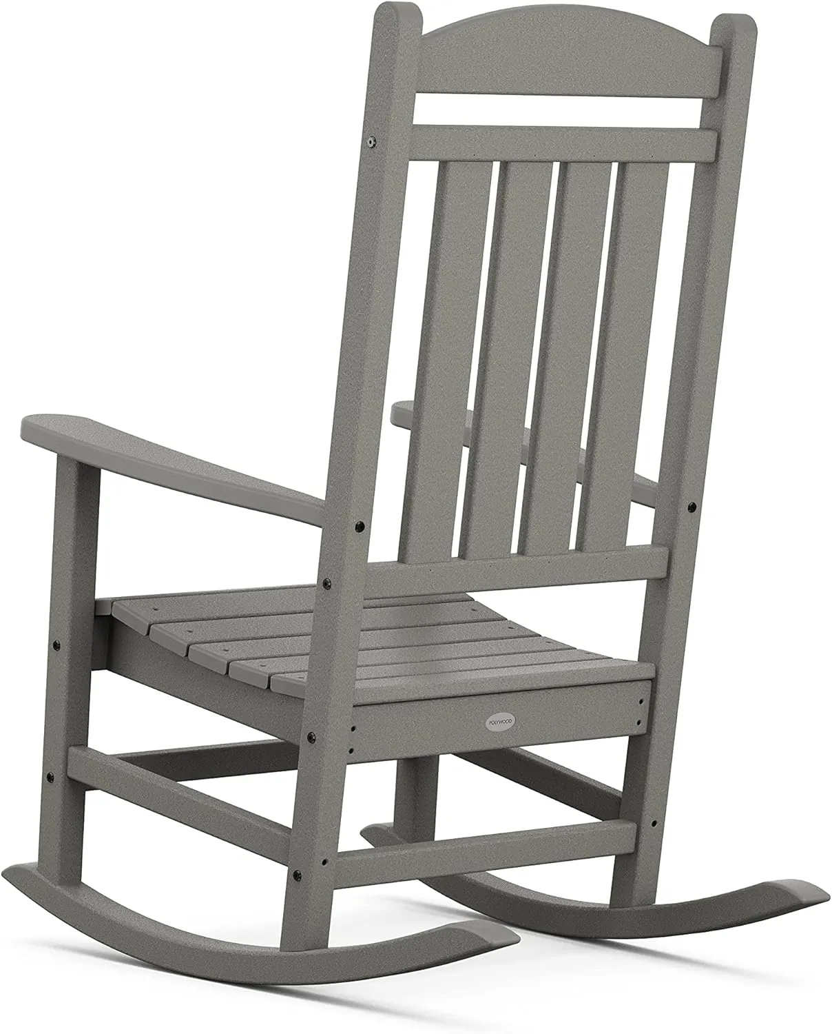 POLYWOOD R100GY Presidential Outdoor Rocking Chair, Slate Grey