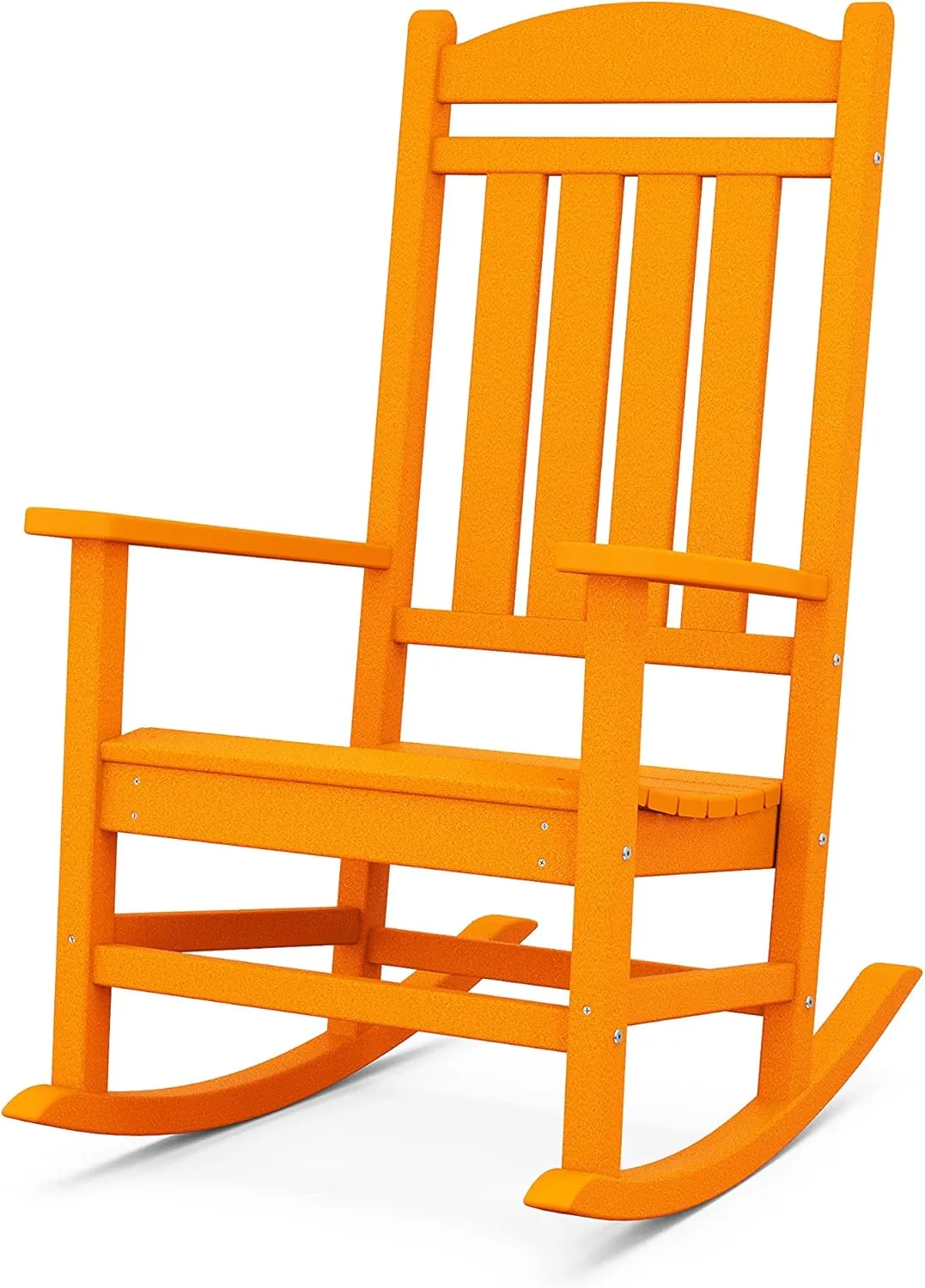 POLYWOOD R100TA Presidential Rocking Chair, Tangerine