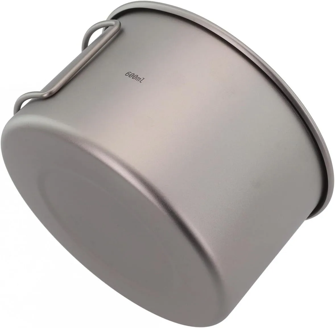 Portable Folding Handle Bowl for Outdoor Dining, 450ml and 600ml Options for Camping and Backpacking (450ml bowl no lid)