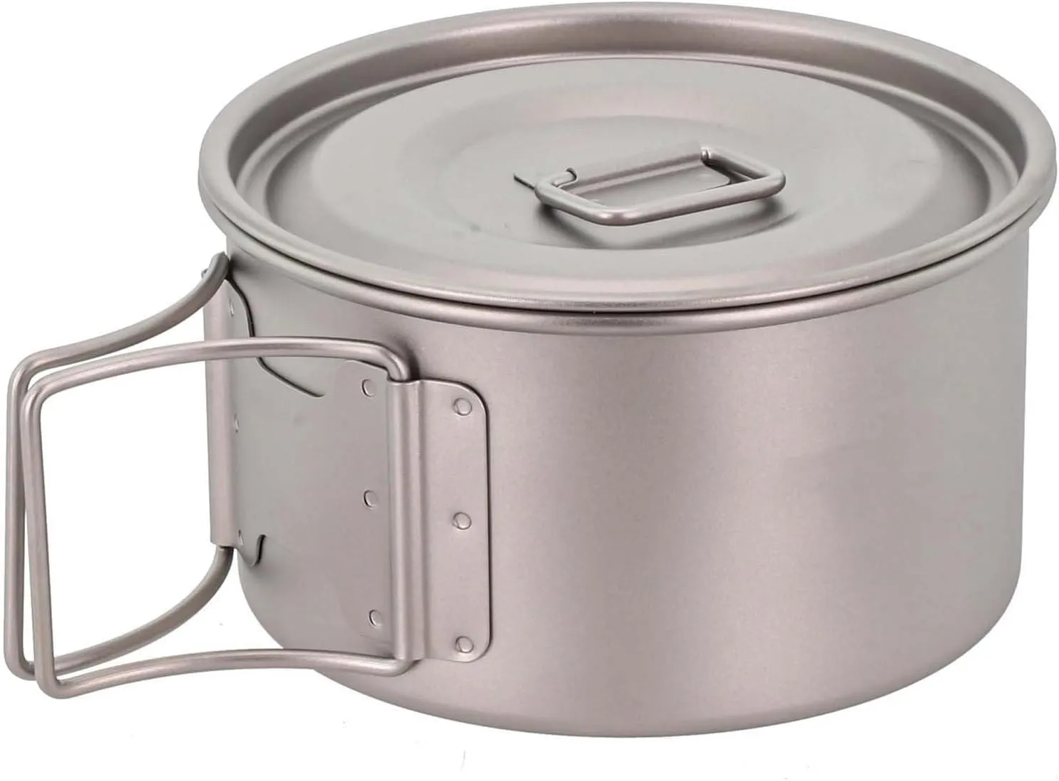 Portable Folding Handle Bowl for Outdoor Dining, 450ml and 600ml Options for Camping and Backpacking (450ml bowl with lid)