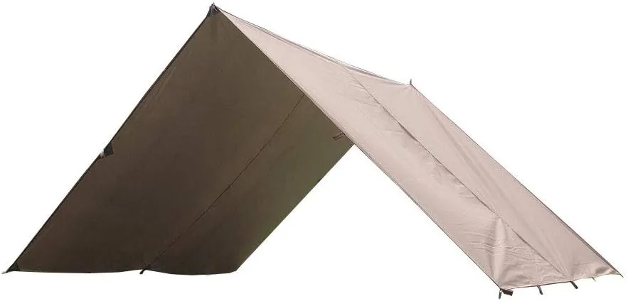 Portable Tarp for Hammock Tent Shelter Backpacking Camping Outdoor Picnic Hiking Travel (Coffee, 3 x 5 M, for 6-7 People)