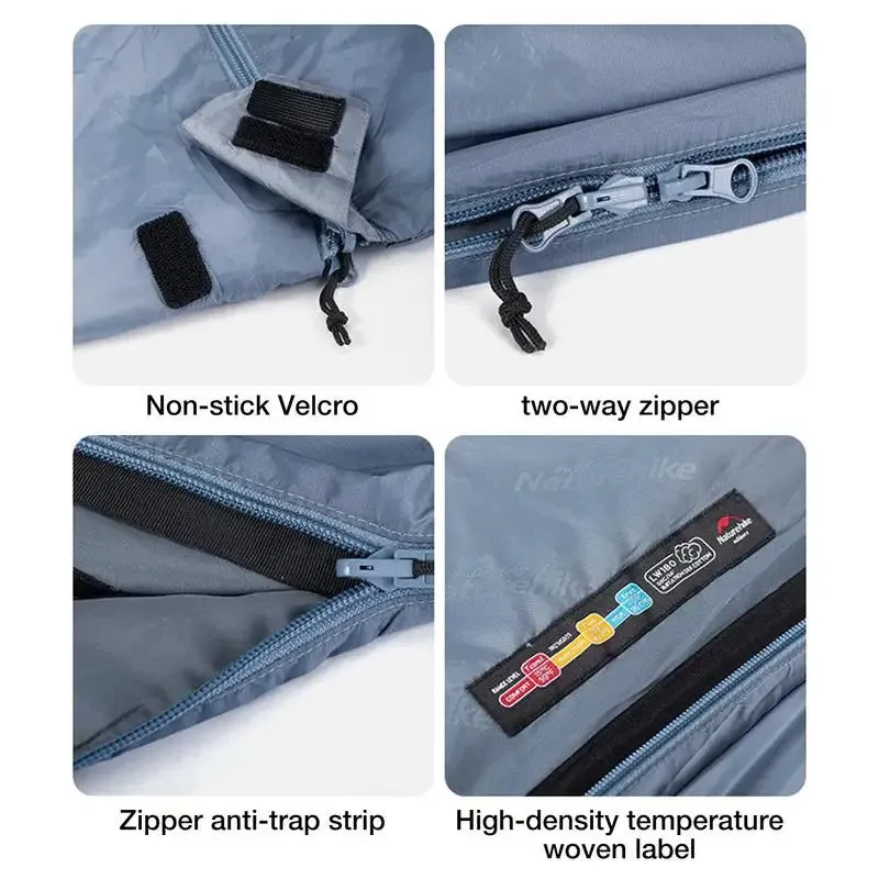 Portable Ultralight Splicing Sleeping Bag for Camping with Compression Sack