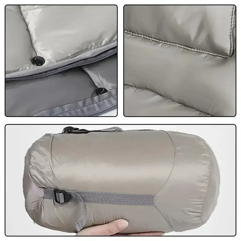 Portable Water-resistant Cloak Style Sleeping Bag - Winter Thickened and Wearable
