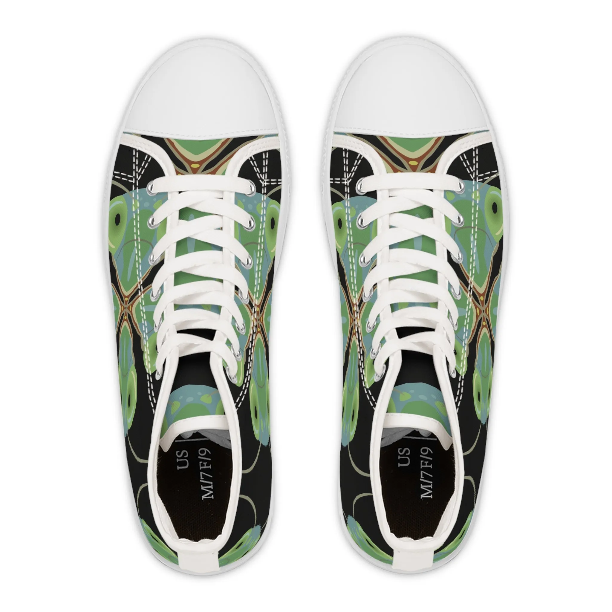 Praying Mantis Women's High Top Sneakers