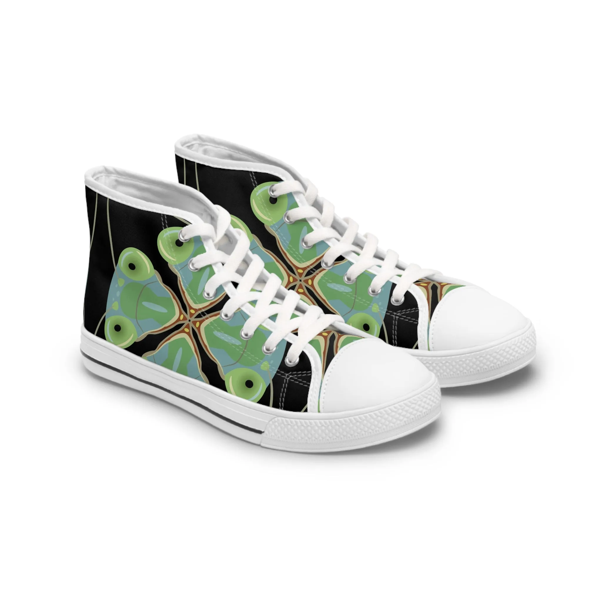 Praying Mantis Women's High Top Sneakers