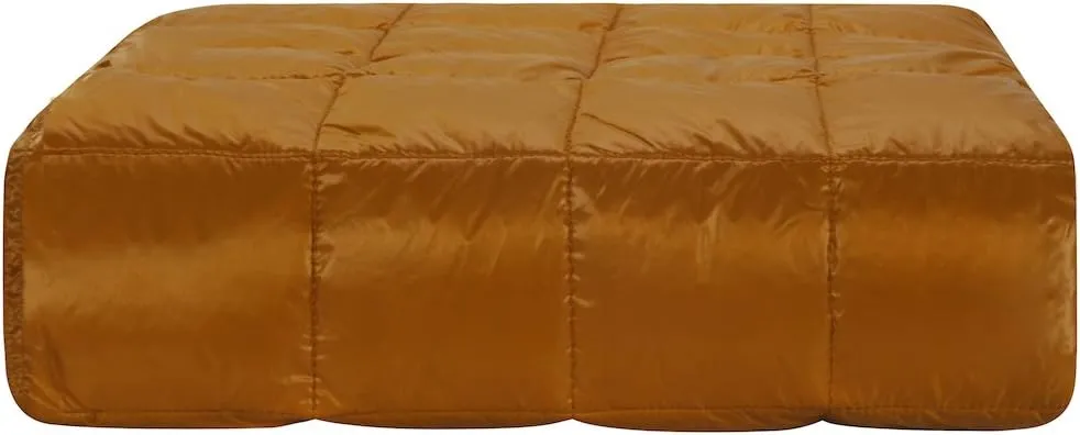 PUFF Quilted Nylon Ultra Light Throw, Gold
