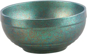 Qianly Titanium Bowl,Double Walled Metal Bowl,for Kids,Multipurpose,Food Bowl,Cookware,Tableware Rice Bowl Snacks Bowl for Hiking, Green