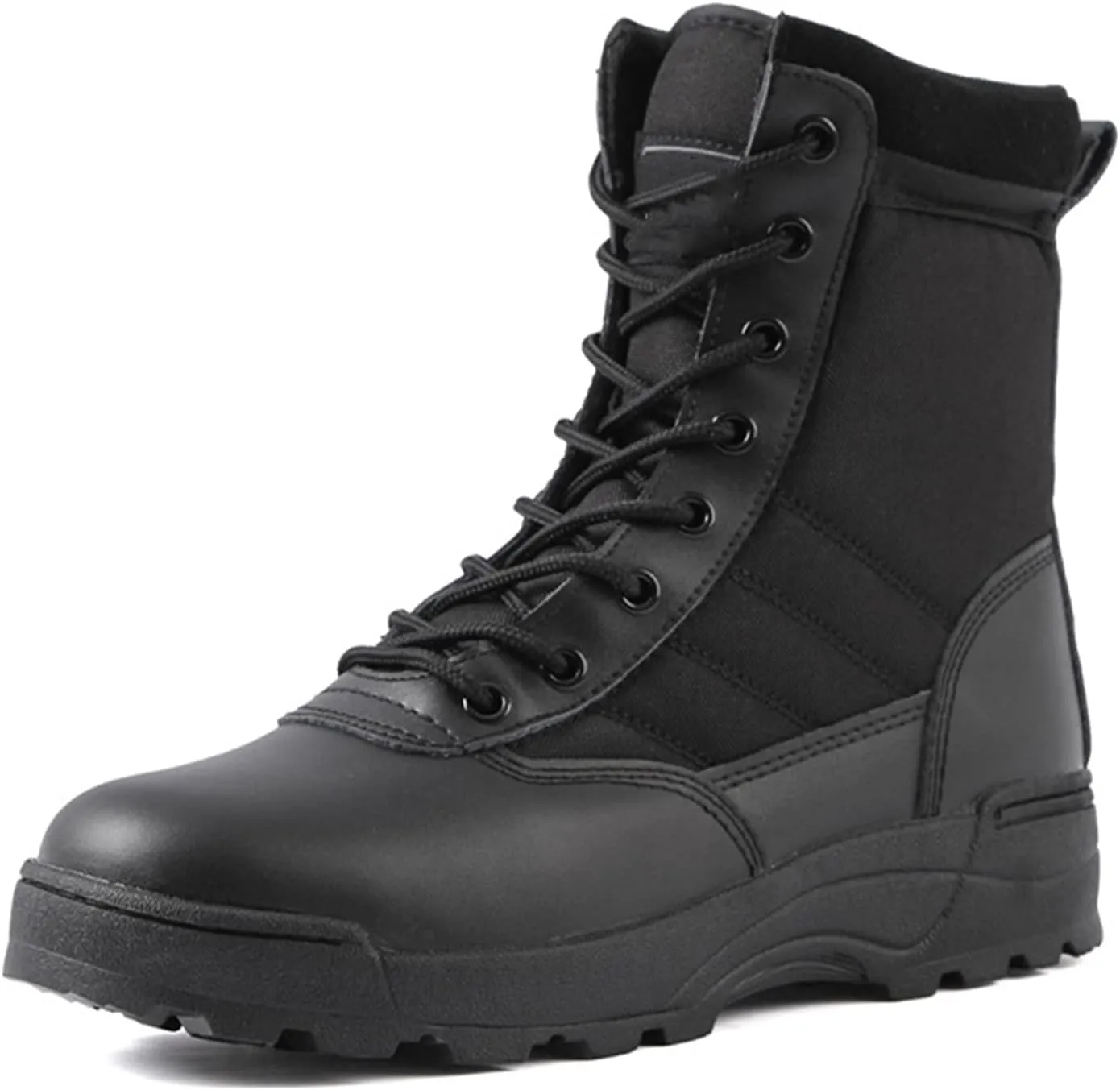 QMFUR Men’s Military Boots Outdoor Hiking Work Boot Tactical Durable Combat Boot Army Shoes