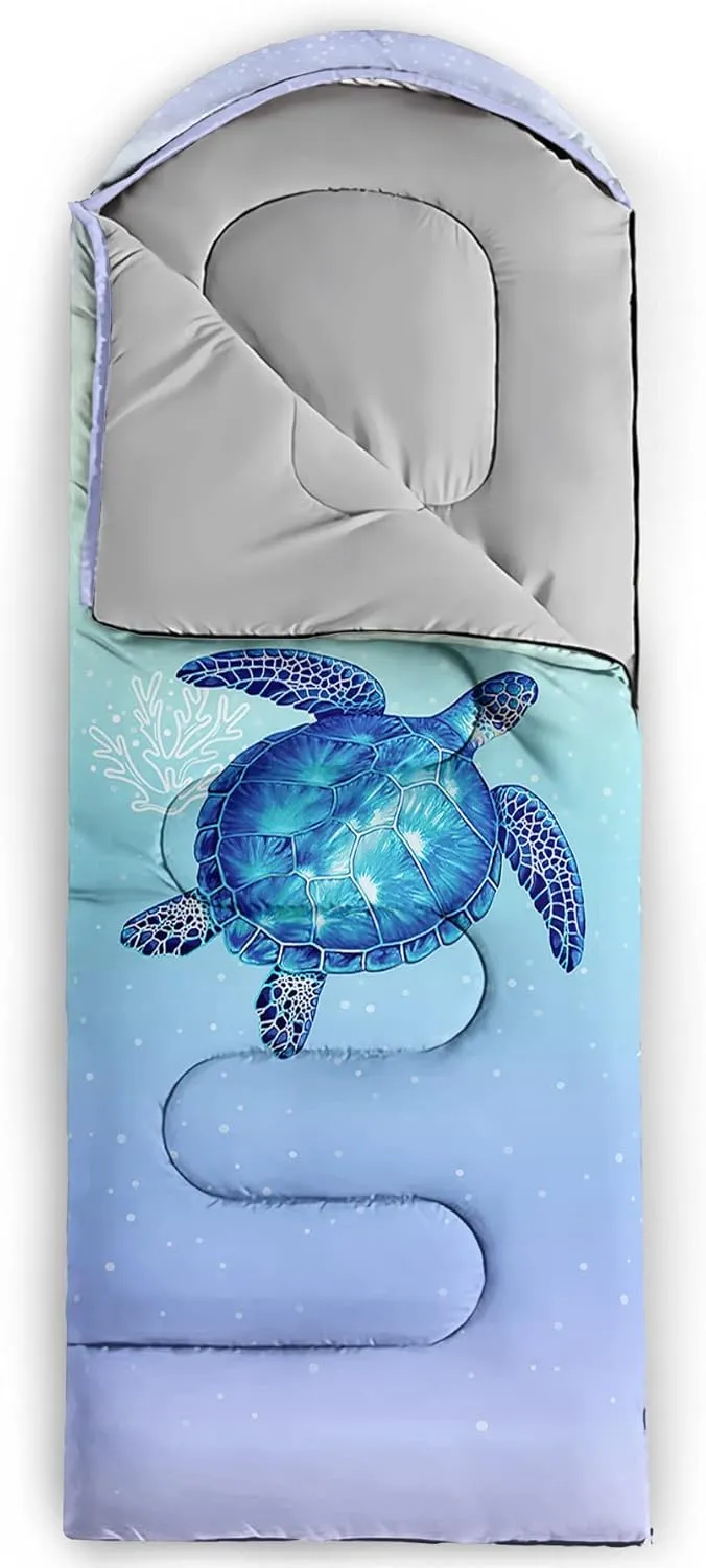 QOOMO Camping Sleeping Bags,3 Season Warm & Cool Weather,Lightweight,Waterproof Sleeping Bags for Adults & Kids,Traveling,and Outdoors,Camping Gear Equipment