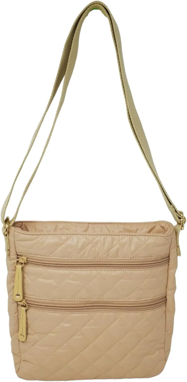 Quilted Crossbody bag Ultra light water repellent Stain resistance