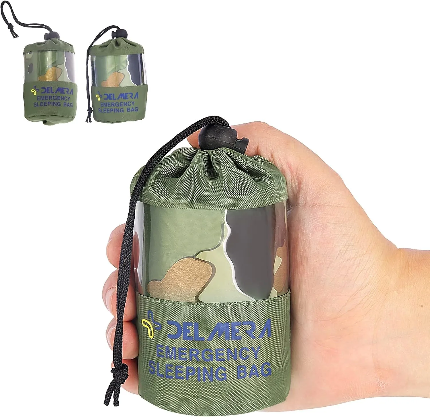 "Fred’s Survival Sack: Lightweight Waterproof Thermal Sleeping Bag for Emergencies, Camping, and Outdoor Adventures"