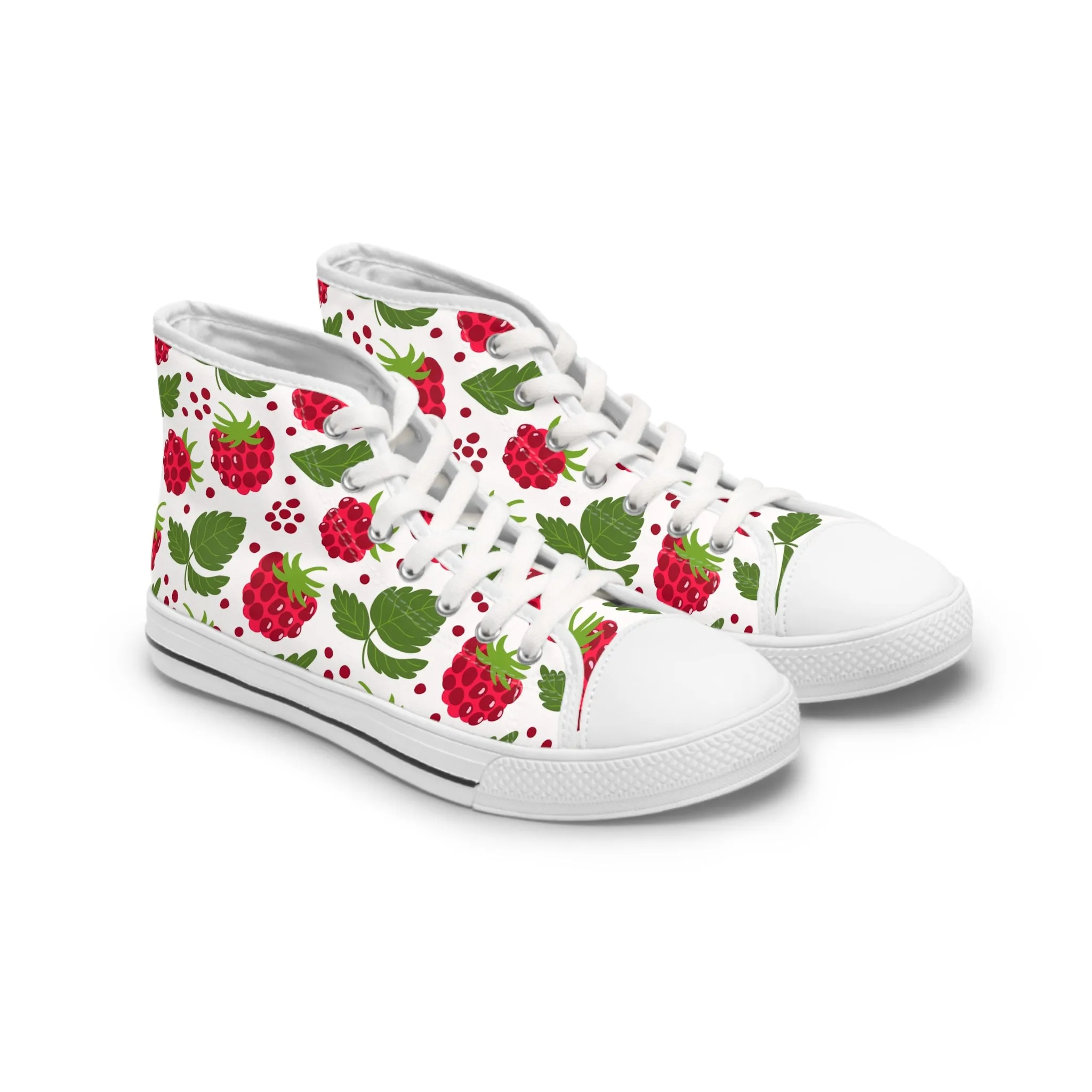 Raspberry Women's High Top Sneakers