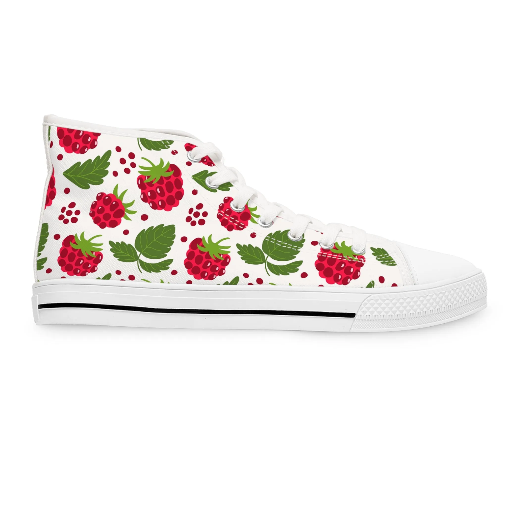 Raspberry Women's High Top Sneakers