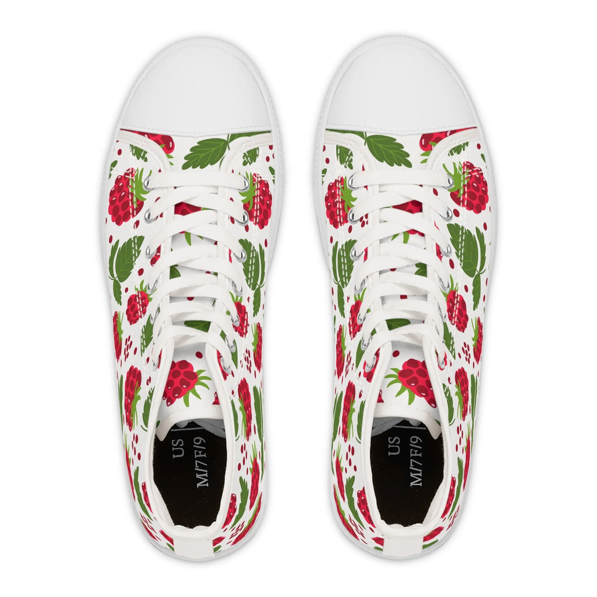 Raspberry Women's High Top Sneakers