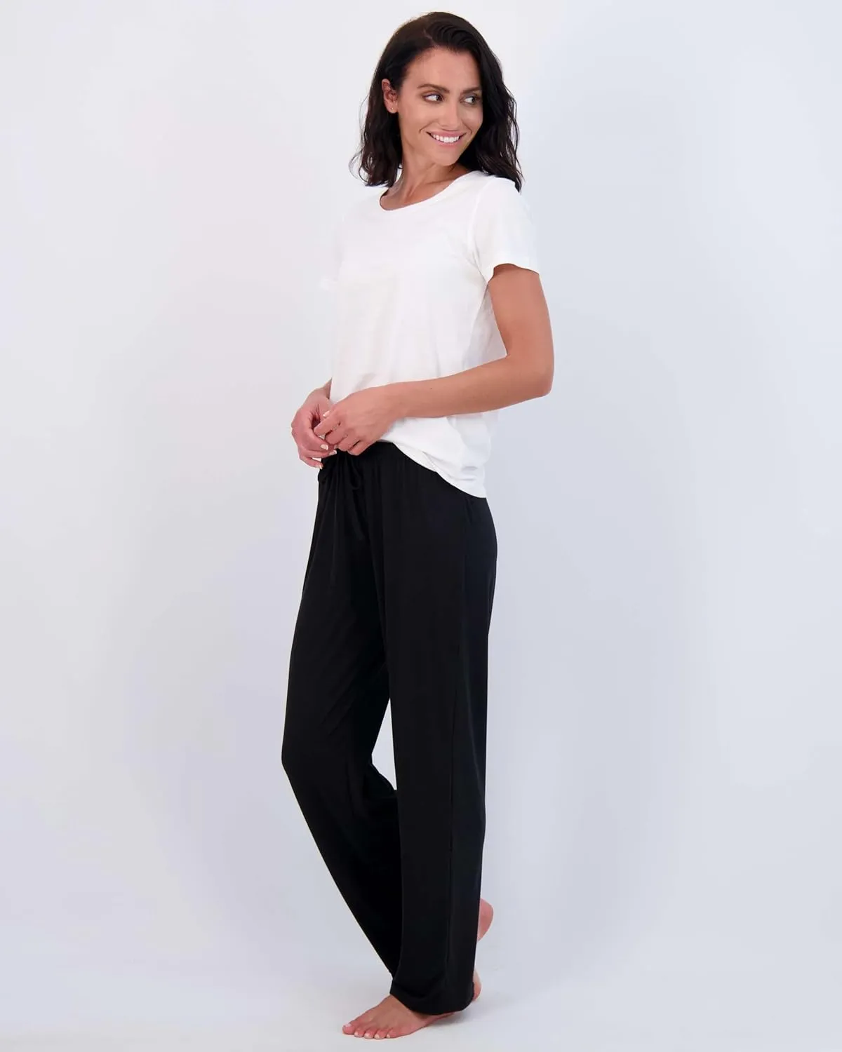 Real Essentials 3 Pack: Women’s Ultra-Soft Comfy Pajama Lounge Pants Sleepwear (Available in Plus Size)