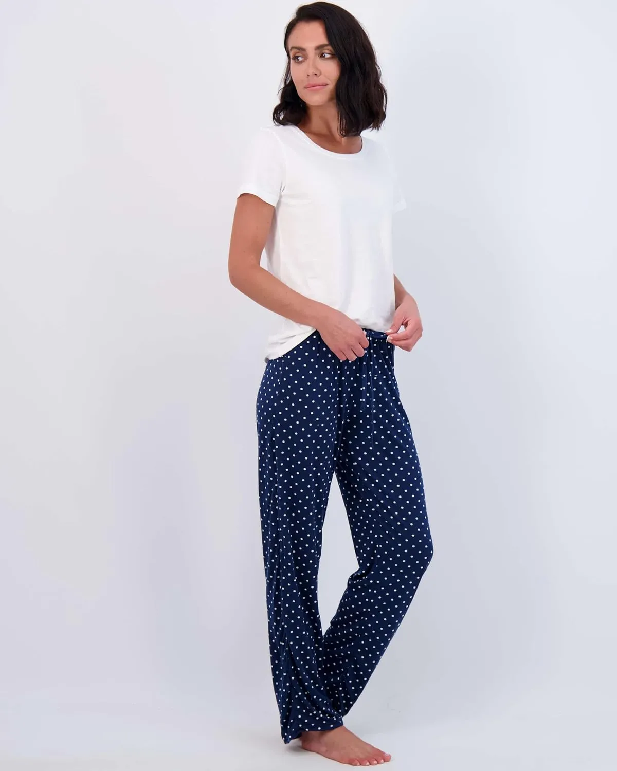 Real Essentials 3 Pack: Women’s Ultra-Soft Comfy Pajama Lounge Pants Sleepwear (Available in Plus Size)