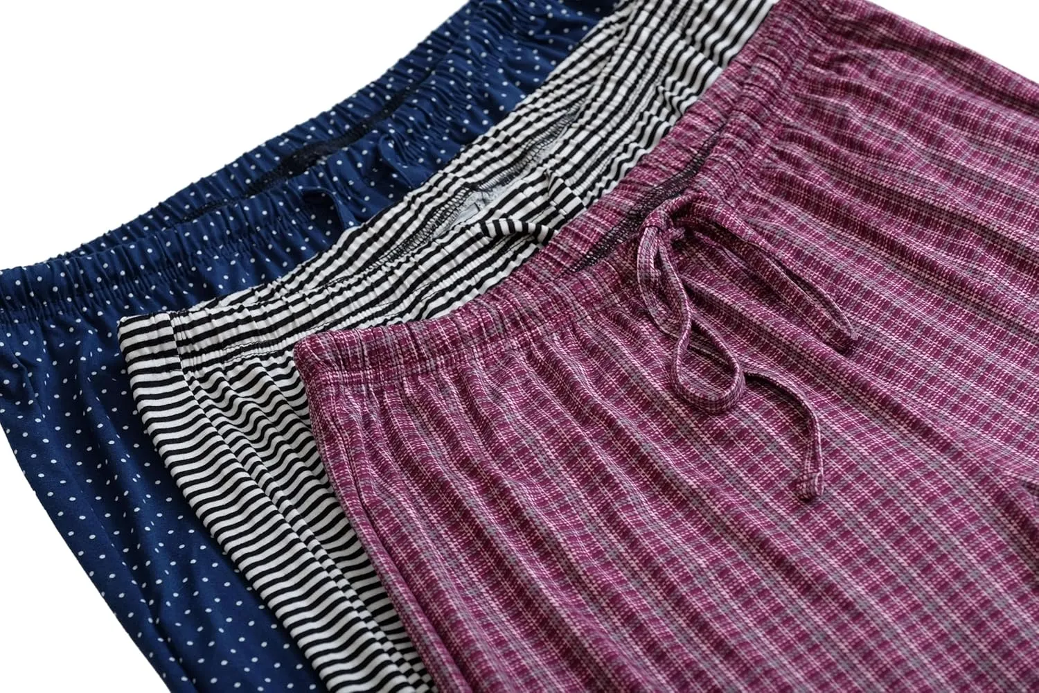 Real Essentials 3 Pack: Women’s Ultra-Soft Comfy Pajama Lounge Pants Sleepwear (Available in Plus Size)