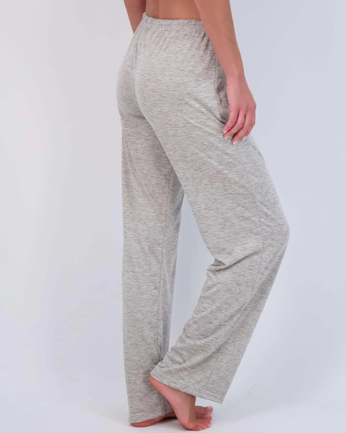 Real Essentials 3 Pack: Women’s Ultra-Soft Comfy Pajama Lounge Pants Sleepwear (Available in Plus Size)