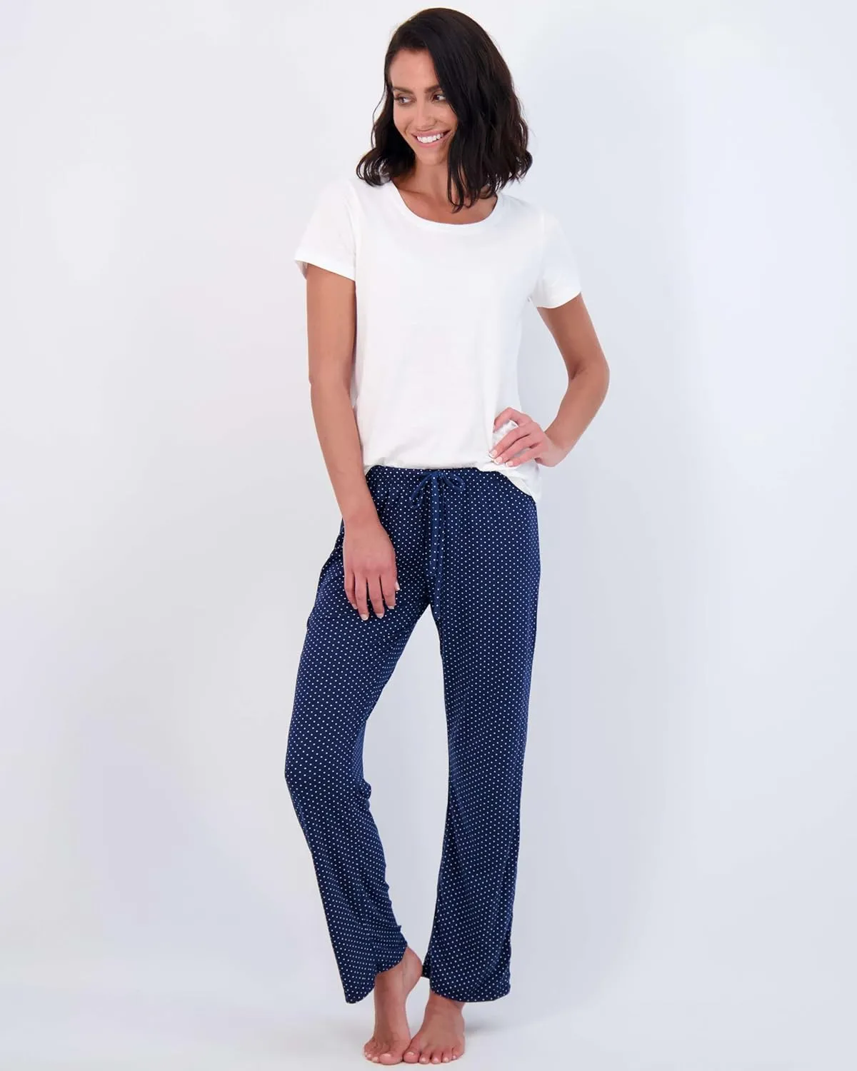 Real Essentials 3 Pack: Women’s Ultra-Soft Comfy Pajama Lounge Pants Sleepwear (Available in Plus Size)