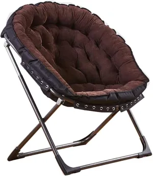 Recliner Recliner Sun Loungers Moon Chair Padded Camping Chairs Outdoor Leisure Stools Foldable Portable Summer Fishing Chair with Cushion Living Room Balcony Garden Patio Beach