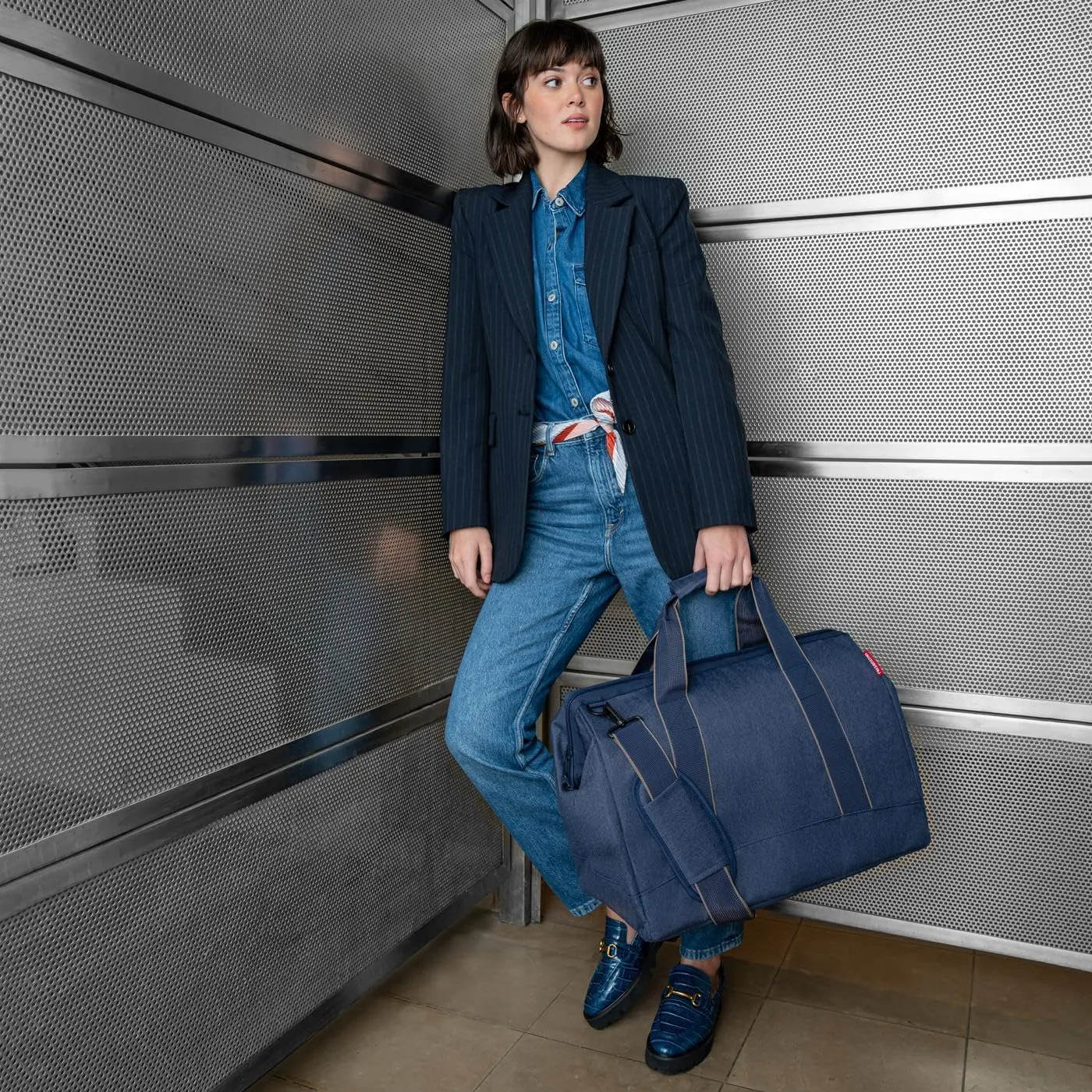 reisenthel allrounder L – Versatile doctor bag for travel, work and leisure - With practical trolley clip-on function