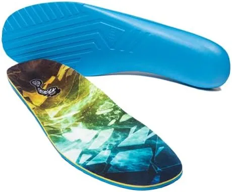 Remind Insoles - Destin Impact - Shock Absorbing Arch Support for Snowboarding, Skateboarding & All Footwear - Low Arch Support
