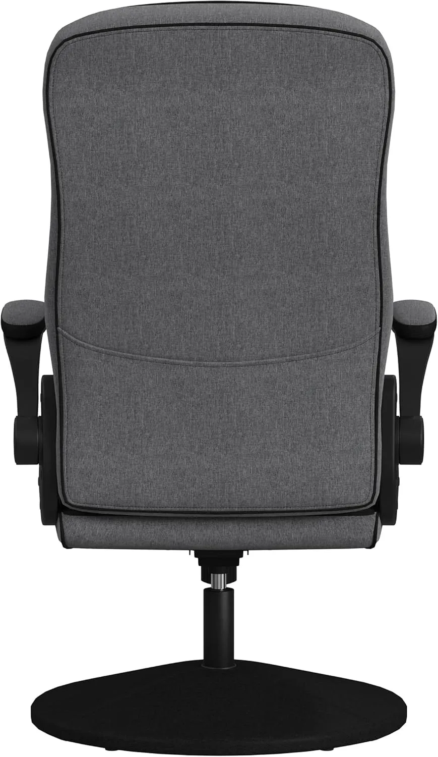 RESPAWN 800 Gaming Chair - Swivel Rocker With High Back, Ergonomic Floor Design for Kids and Adults, Recliner With Armrests - Grey Fabric