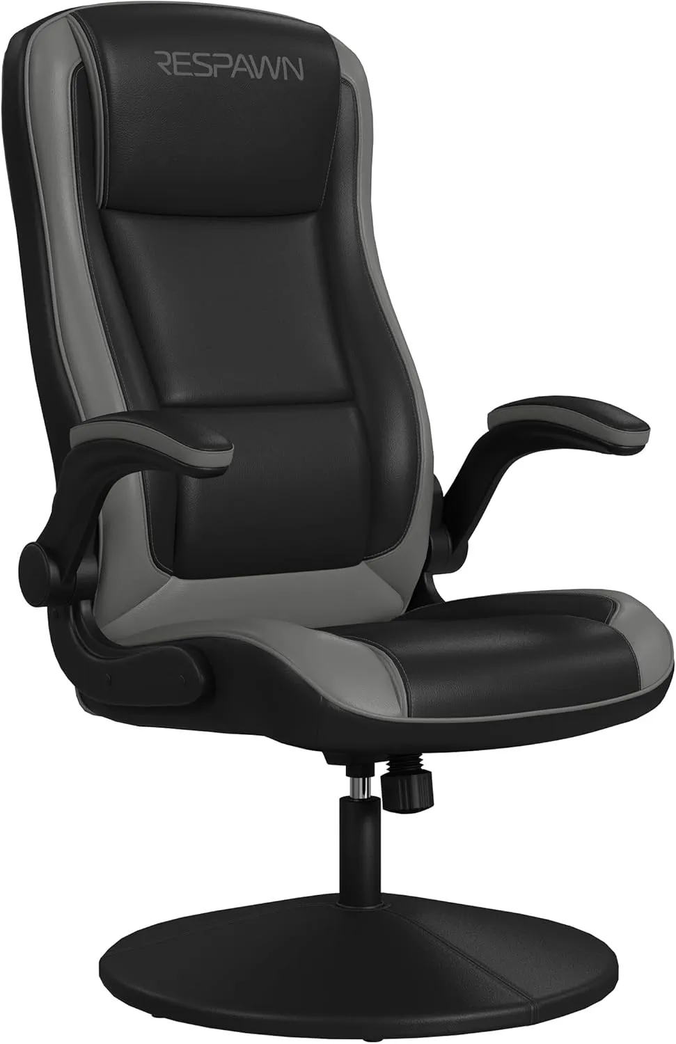RESPAWN 800 High Back Ergonomic Floor Rocker Gaming Chair for Kids and Adults - Recliner with Armrests - Grey