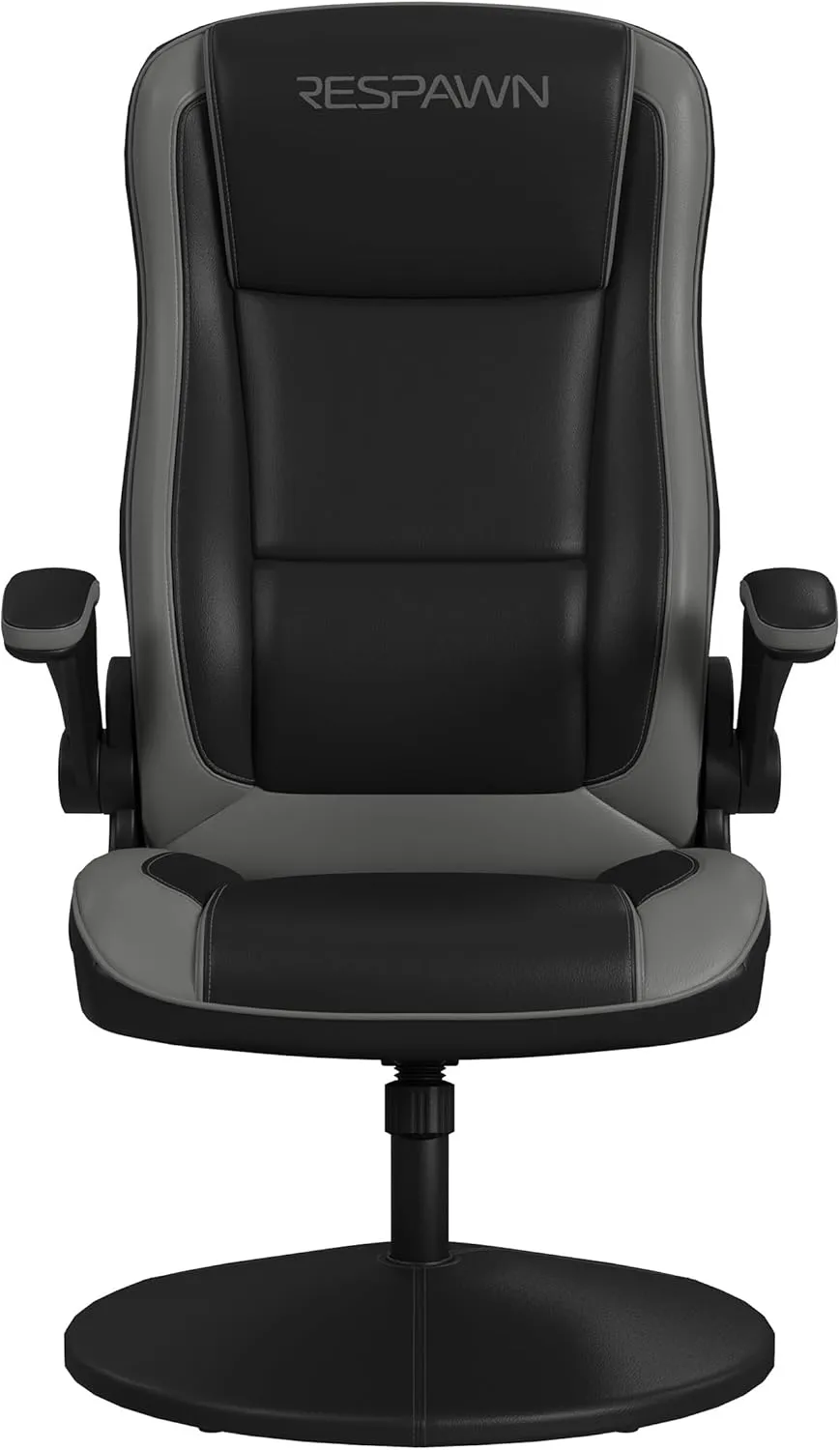 RESPAWN 800 High Back Ergonomic Floor Rocker Gaming Chair for Kids and Adults - Recliner with Armrests - Grey