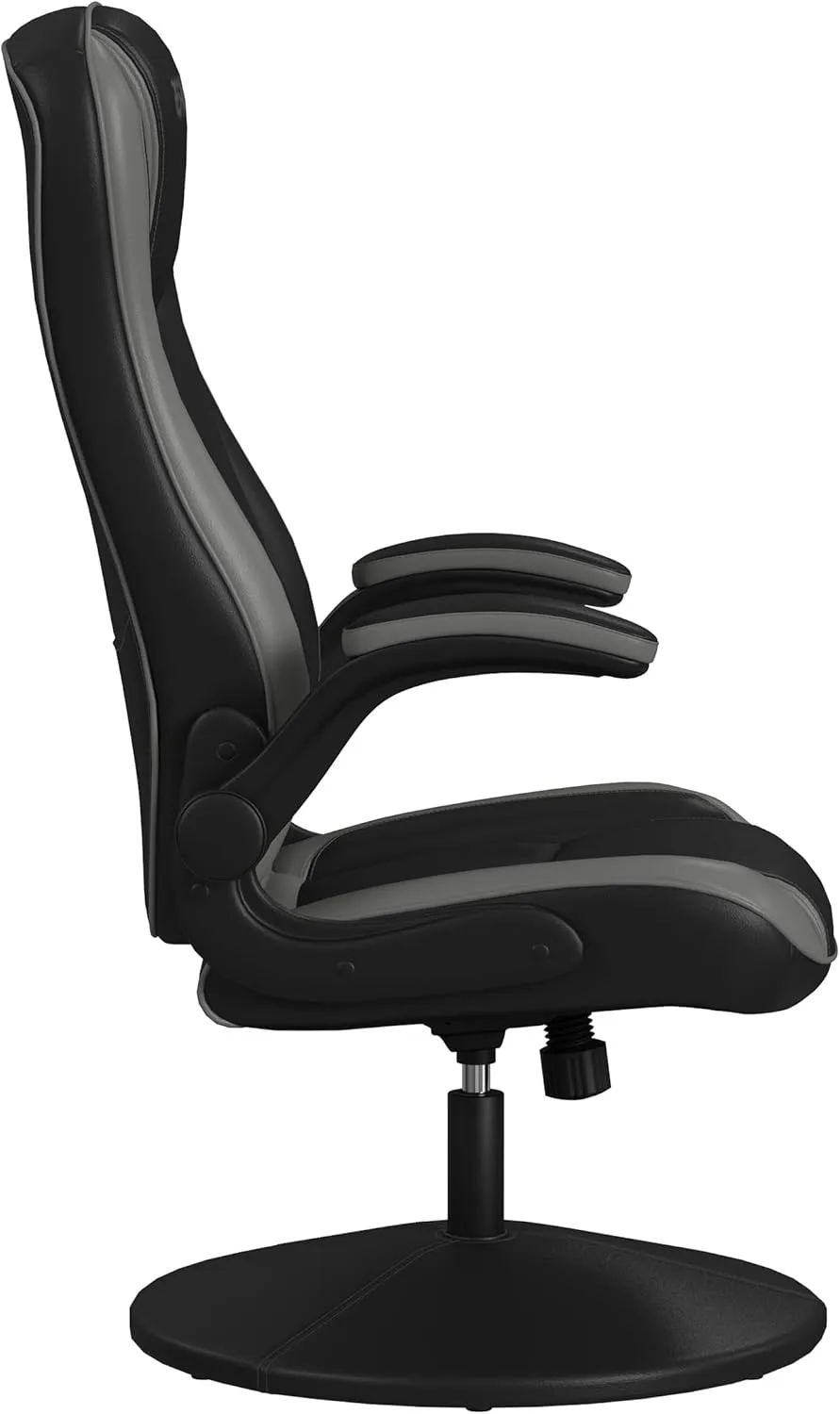 RESPAWN 800 High Back Ergonomic Floor Rocker Gaming Chair for Kids and Adults - Recliner with Armrests - Grey